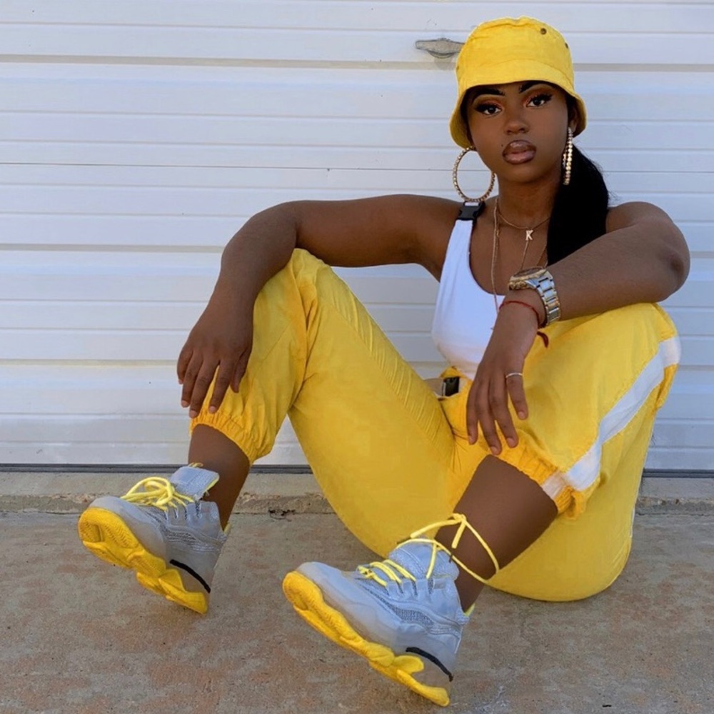 Yellow Chunky Sneakers